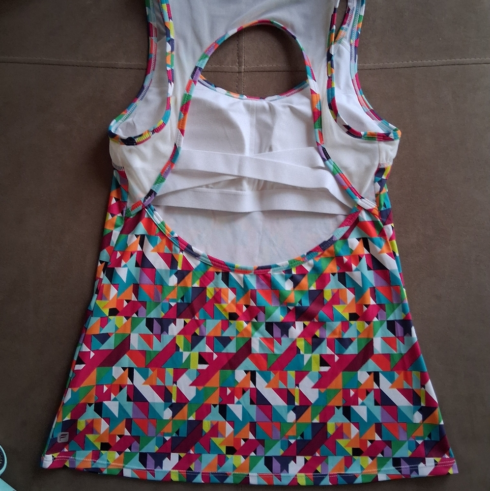 Fabletics Colorful Geometric 3-Piece Set Activewear - Picture 8 of 16